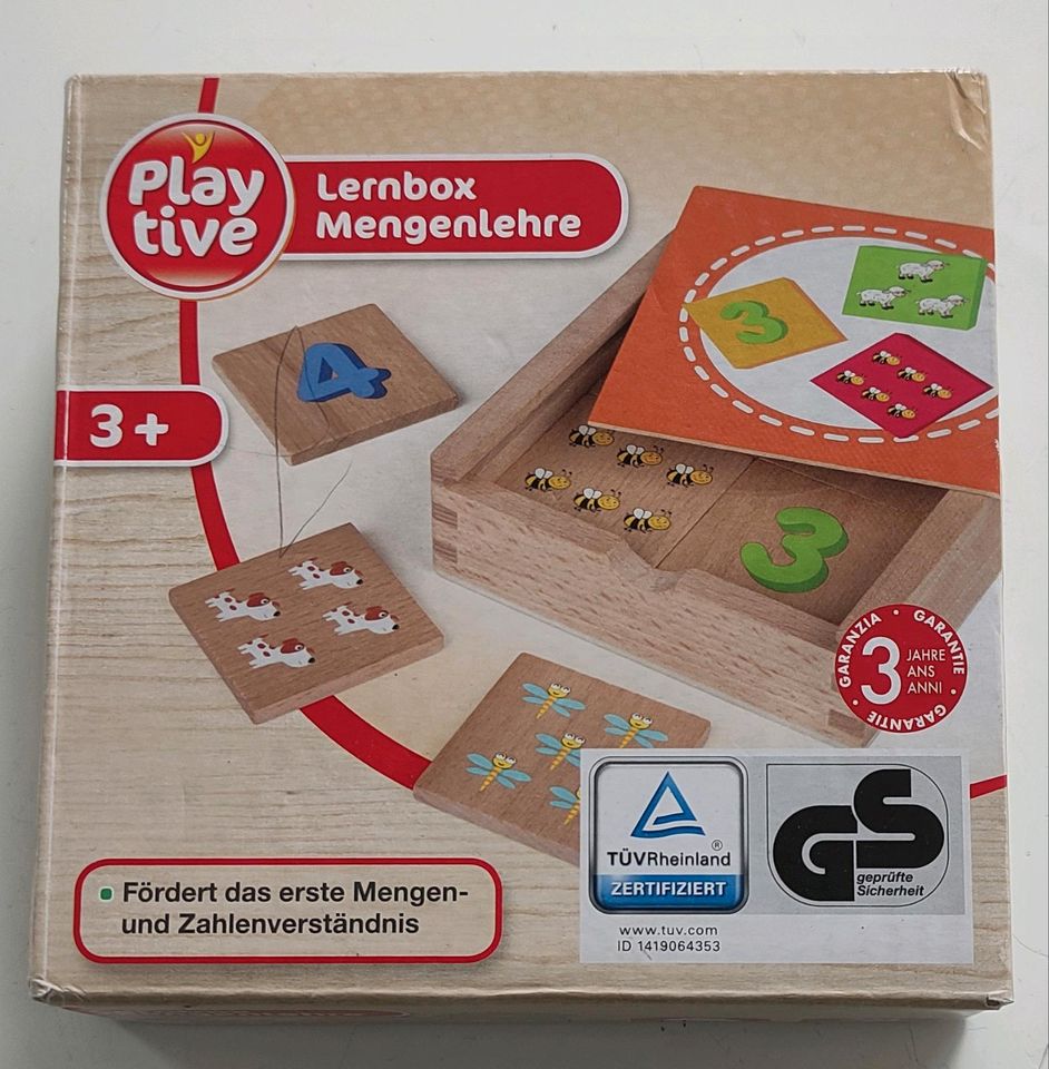 Lernbox Mengenlehre Playtive 3+ (OVP) in Stadtroda