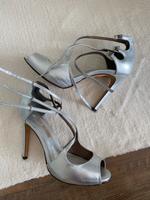 Buffalo Highheels 39 Silber Sandalen Pumps Bayern - Malgersdorf Vorschau