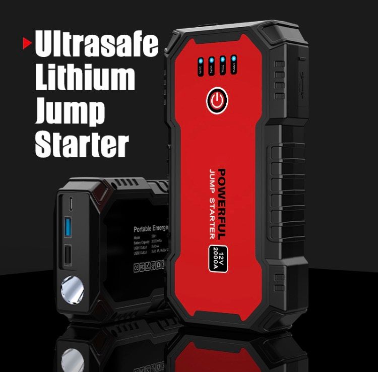 Für Autown Jump Starter,2000A-Auto Starthilfe Power Bank 12V Car