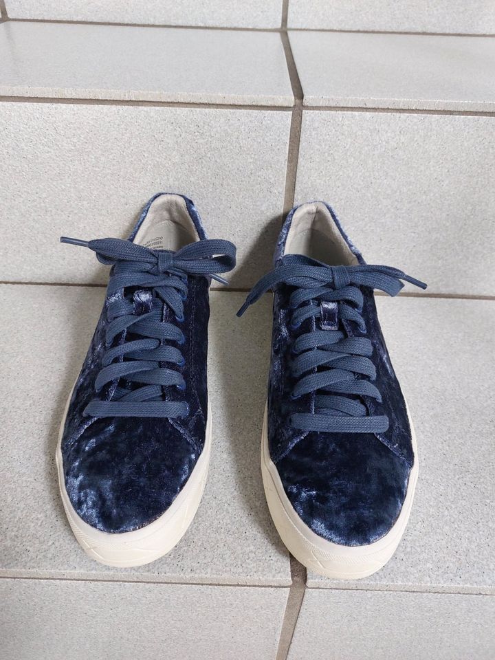 Tamaris Damen Schuhe Gr. 38 blau Sneaker Halbschuhe Schnürer in Saarlouis