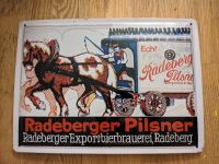 Blechschild Radeberger Pilsner Brauerei Dresden - Coschütz/Gittersee Vorschau