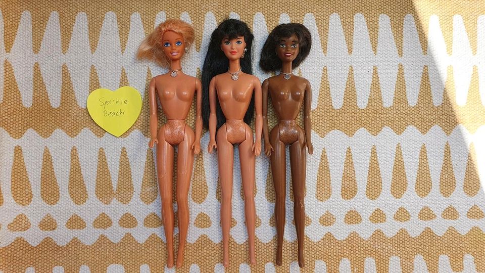 Set 3 x barbie sparkle beach christie Marina (kira) vintage in Biebelnheim