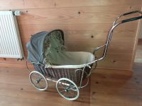 Vintage Puppenwagen shabby deko Korbwagen Puppe Bayern - Arnbruck Vorschau