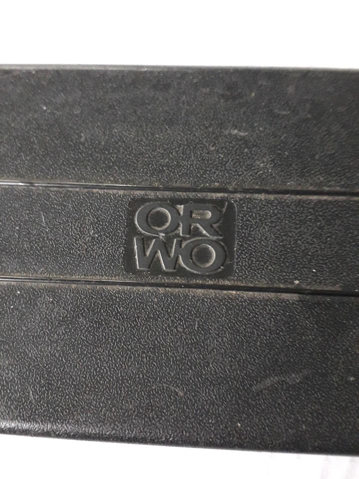 ORWO Kassetten Box für  10 MC schwarz/ Vintage in Pasewalk