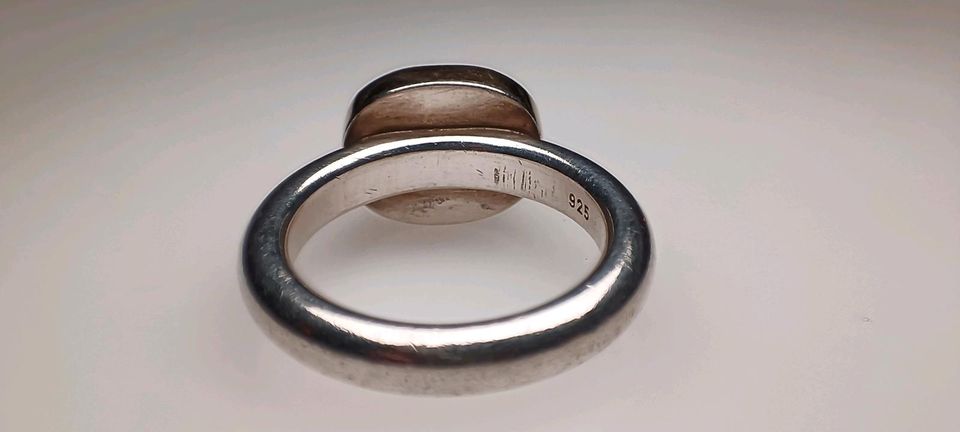 Goldschmiede Unikat 925 Silber 585 57 Rutilquarz (Gold) Ring in Reinstorf