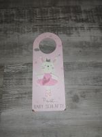 Türschild Rosa Psst... Baby Schläft! - Babykinderzimmer Nordrhein-Westfalen - Steinfurt Vorschau