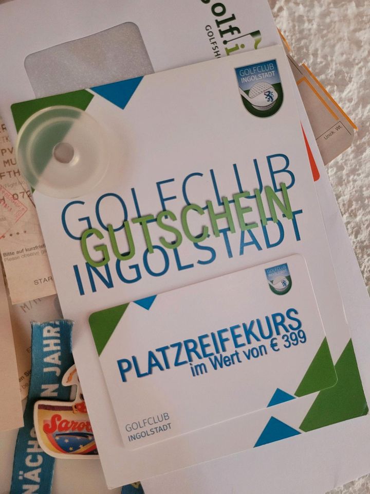 Platzreifekurs Ingolstadt Golfplatz Gutschein Wert 399€ in Titting