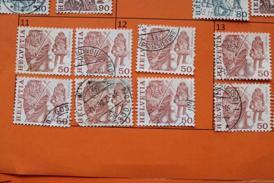 Briefmarken: Schweiz ab 10Cent pro Marke in Vohburg an der Donau