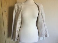 Blazer Jacke einreihig beige sand Leinen Baumwolle 90s vintage Bayern - Olching Vorschau