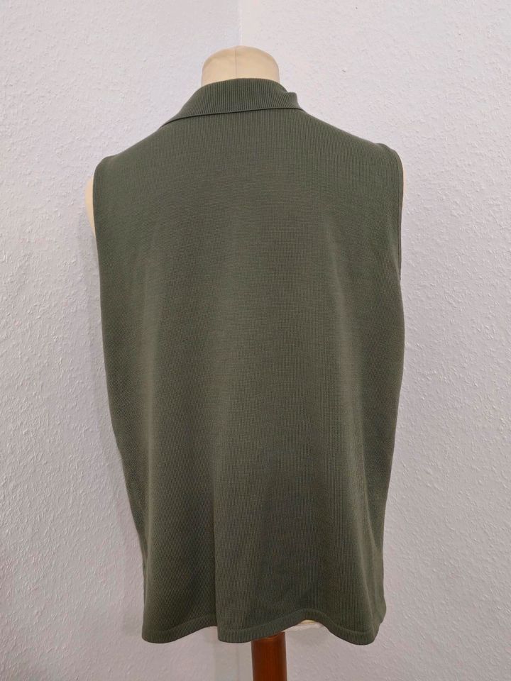 Aspa Damen Strickweste Wolle Strickjacke Weste grün Gr 46 WIE NEU in Dortmund