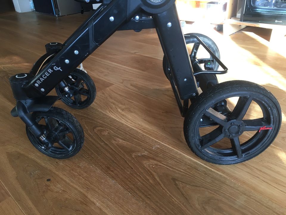 Kinderwagen Buggy Hartan Racer GT schwarz grau / beige in Köln