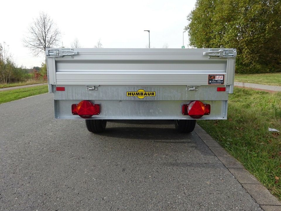 Humbaur HUK272715 Alu Rückwärtskipper 268x150x30cm 2700kg GG NEU in Gelsenkirchen