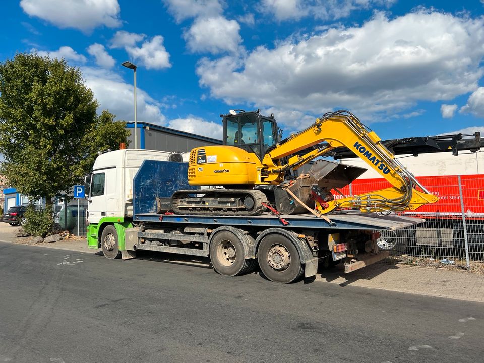 Transport Verleih Vermietung Abschlepp Unfall Auto LKW Bagger in Stadtallendorf