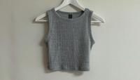 kurzes, cropped Top grau, Größe XS Harburg - Hamburg Heimfeld Vorschau