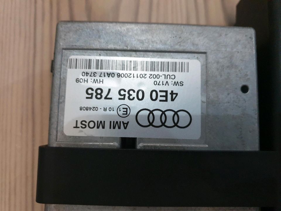 Audi A8 4E Music Interface AMI 4E0035785 Bluetooth USB AUX iPhone in Gartz (Oder)