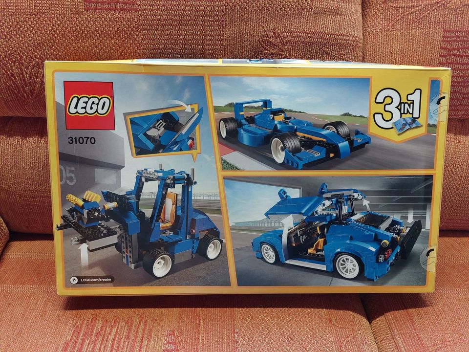 Lego Creator 31070 Turborennwagen & 31108 Campingurlaub - NEU in Schönfließ b Oranienburg