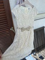 Kleid Hochzeit 122 128 spitze Gold beige Einschulung h&m Boho Kr. München - Ottobrunn Vorschau