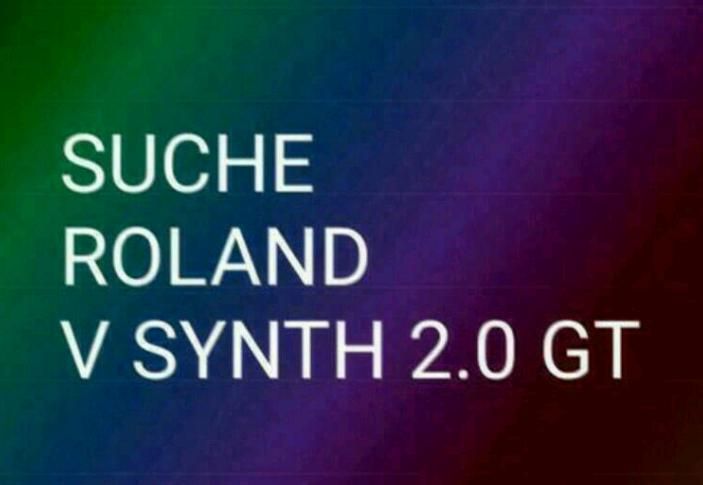 SUCHE ROLAND V-SYNTH 2.0 GT SYNTHESIZER in Hamburg