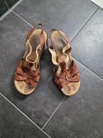 Rieker Sandalen in braun mit Absatz Größe 39 Niedersachsen - Bassum Vorschau
