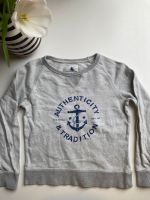 Petit Bateau Pullover Pulli 122 128 grau Anker marineblau Köln - Kalk Vorschau