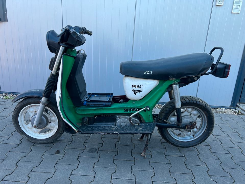 Simson Roller SR50 SR 50 1987 3-Gang Moped Roller Mofa K23 in  Sachsen-Anhalt - Osterweddingen | Motorroller & Scooter gebraucht | eBay  Kleinanzeigen ist jetzt Kleinanzeigen