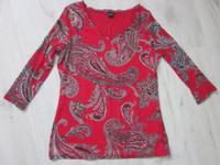 S.Oliver Bluse/Shirt Gr. 38/40 rot modern ¾ Arm V-Ausschnitt TOP Hessen - Bruchköbel Vorschau