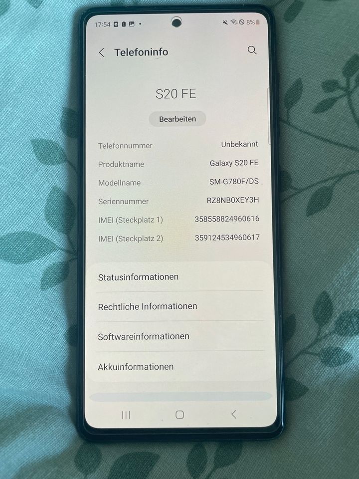 Verkaufe mein Samsung Galaxy S20 FE in Bassum