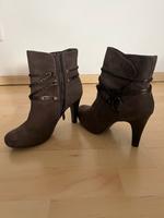 Absatzstiefel Tamaris braun, Größe 39, Absatz 10 cm Bayern - Vöhringen Vorschau