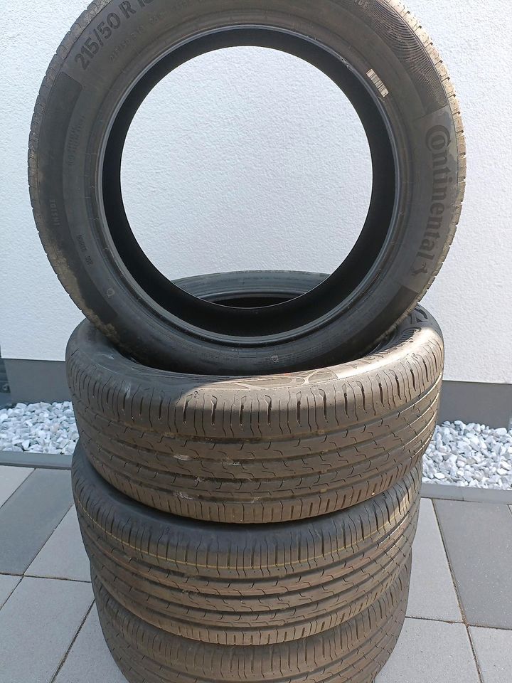 Sommerreifen Continental 215/50 R18 V XL Neuwertig in Rosbach (v d Höhe)