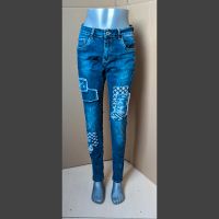 Jewelly Baggy Jeans Blau S 36 Slim Leg feminin mittlerer Bund Bayern - Hochstadt am Main Vorschau