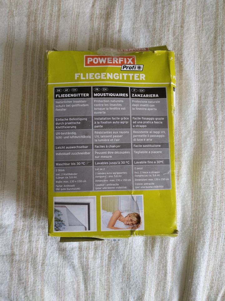 Powerfix Profi+ Fliegengitter Anthrazit NEU OVP in Fürth