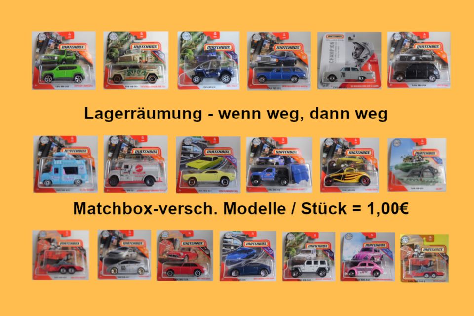 ✅*MBR-Vol.1* Matchbox–19 versch. Modelle - Auswahl 1-19 ✅ in Güstrow