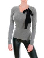 MANGO Bodycon Pullover Feinstrick Schleife Bayern - Kemnath Vorschau