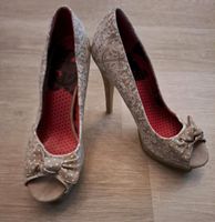 Iron Fist Peeptoes High Heels Pumps Pfennigabsatz beige neu Nordrhein-Westfalen - Menden Vorschau