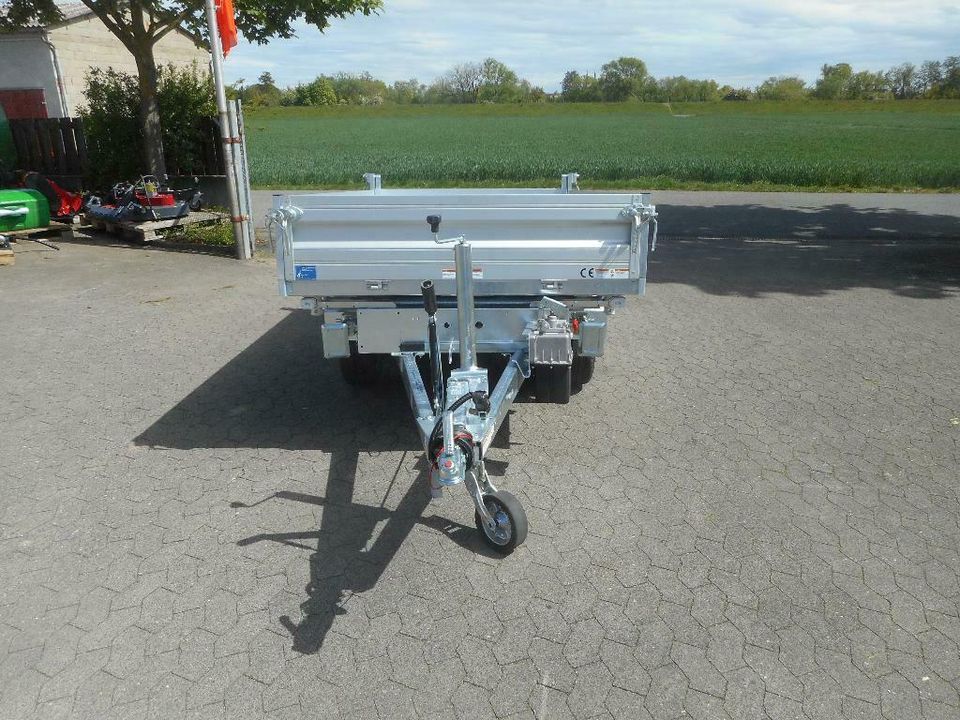 Humbaur HTK 2700.27 Alu 3-Seitenkipper 2700 kg mit Heckstützen in Bergrheinfeld