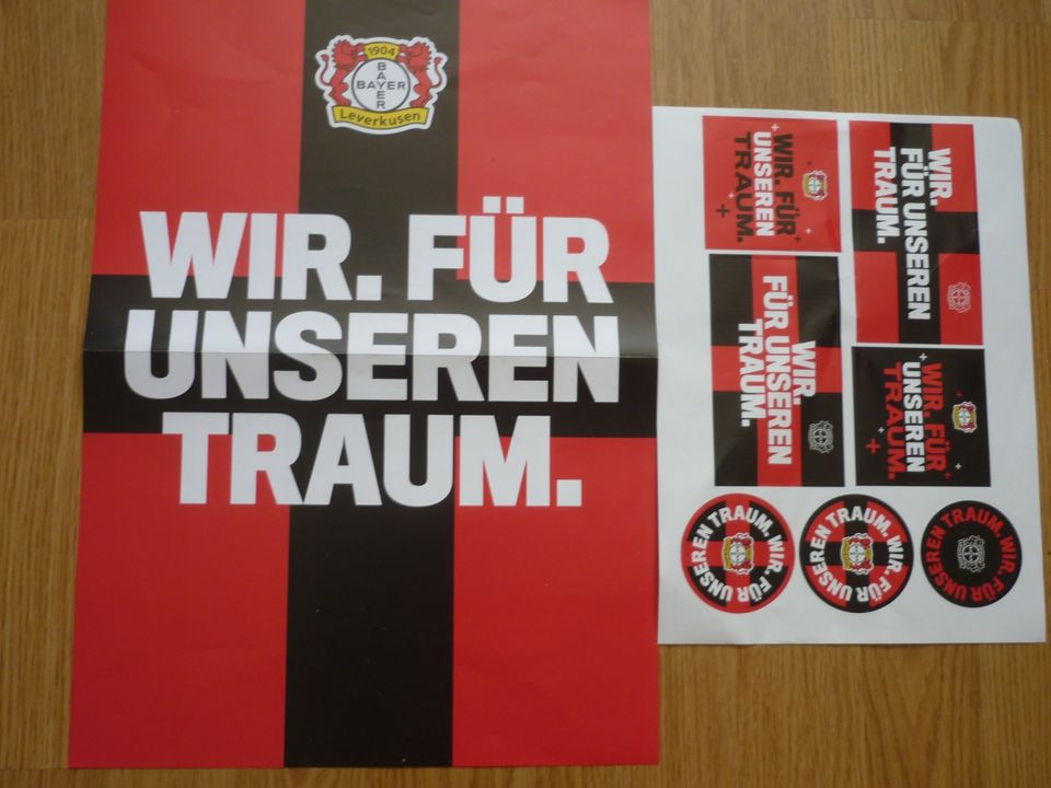 Bayer 04 Leverkusen Aufkleber + Poster in Leverkusen