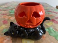 Partylite schwarze Katze Kürbis Teelichthalter Herbst Halloween Berlin - Tegel Vorschau