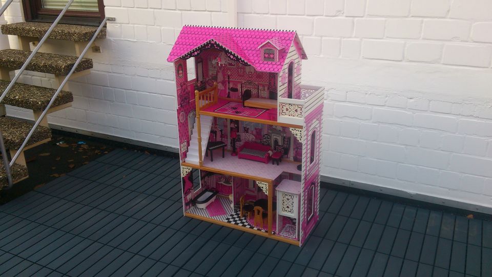 "KIDKRAFT - Puppenhaus - Barbie & Co. - pink - rosa" in Alzey