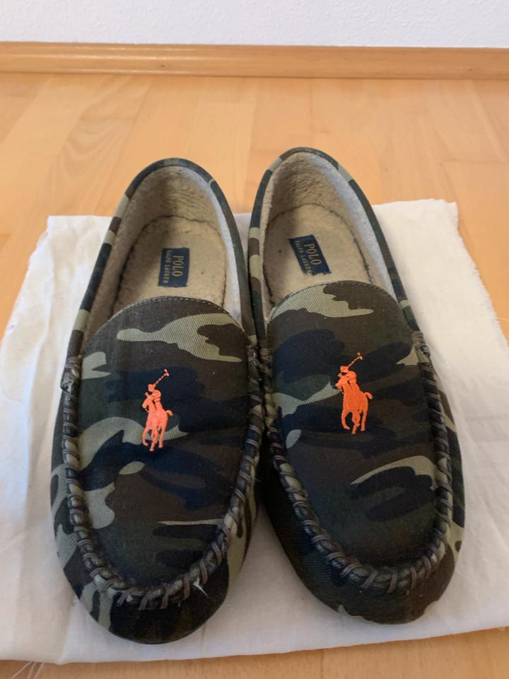 Polo Ralph Lauren Hausschuhe/Mokassins Camouflage Gr.44 VB in Ingolstadt