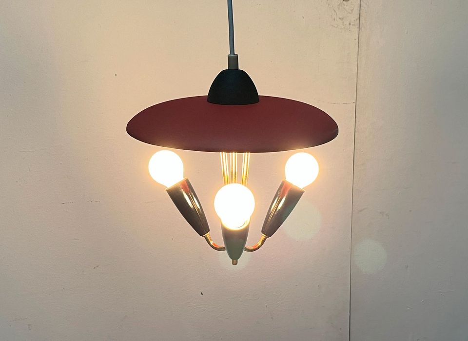 Mid Century Pendant Lamp zu 60er Space Age Stilnovo 70er 50er in Hamburg