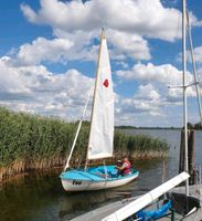 Segeljolle Piaf mit Handtrailer, Standort Krakow am See Niedersachsen - Tespe Vorschau