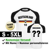 Deutschland T-Shirt | Deutschland Trikot - Style | Personalisiert Hessen - Groß-Gerau Vorschau