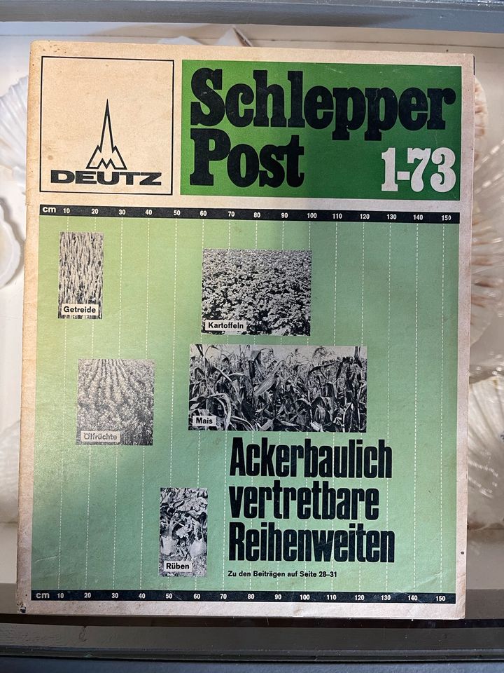 Deutz Schlepper Post Zeitschrift 1-73 in Mönchengladbach
