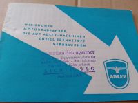 Broschüre Adler Motorrad M 100 150 200 250 aussergewoehnlich Baden-Württemberg - Weinheim Vorschau