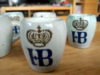 5 sehr alte antike Hofbräuhaus Schnapskrügerl Bayern - Neubeuern Vorschau