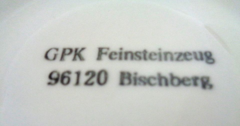 Kaffee Servicset von GPK Feinsteizeug 18Tlg, handbemallt in Berlin