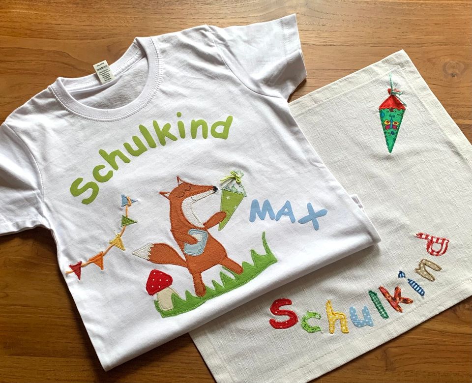 Personalisierbares EinschulungsShirt *Schlauer Fuchs*, T-Shirt in Saarbrücken