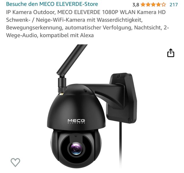 WLAN Kamera dunkel (für innen & außen) Überwachungskamera in  Nordrhein-Westfalen - Dülmen | eBay Kleinanzeigen ist jetzt Kleinanzeigen