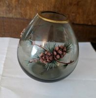 schöne Handarbeit Glas Vase Blumendekor Glasvase handbemalt Baden-Württemberg - Welzheim Vorschau