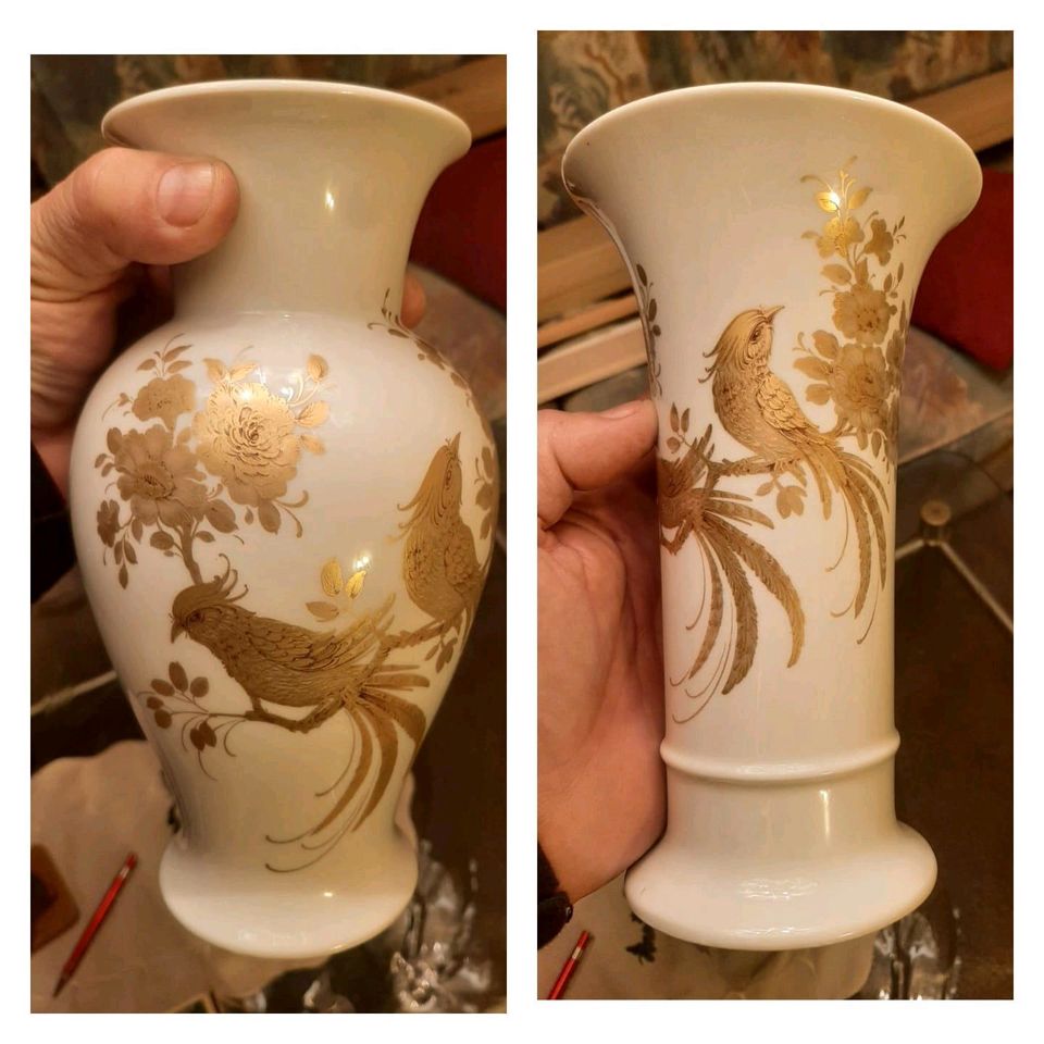 2 kunstvolle Vasen (Set) in Linsengericht
